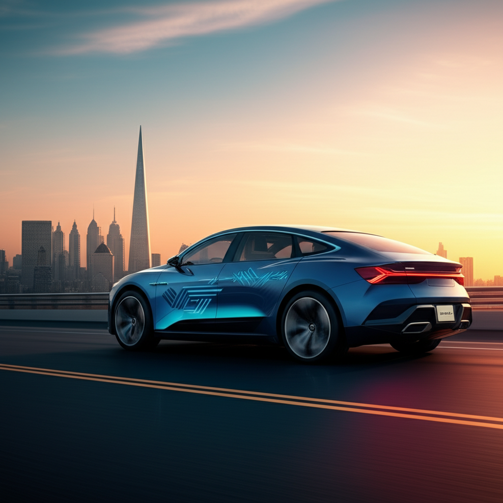 Generate a high-quality, relevant image prompt for an article about: US-China Tech: Autonomous Futur