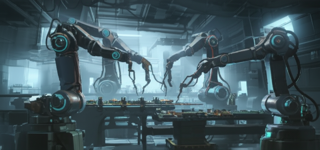 Generate a high-quality, relevant image prompt for an article about: Robotics: Effortless Automation